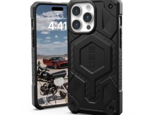 ( UAG ) Urban Armor Gear Monarch Pro for IPHONE 15 PRO MAX compatible with MagSafe kevlar black
