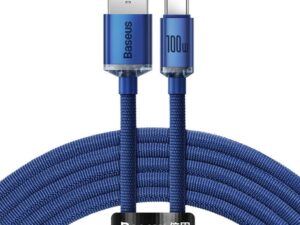 BASEUS cable USB A to Type C PD 100W Crystal Shine CAJY000503 2 m blue