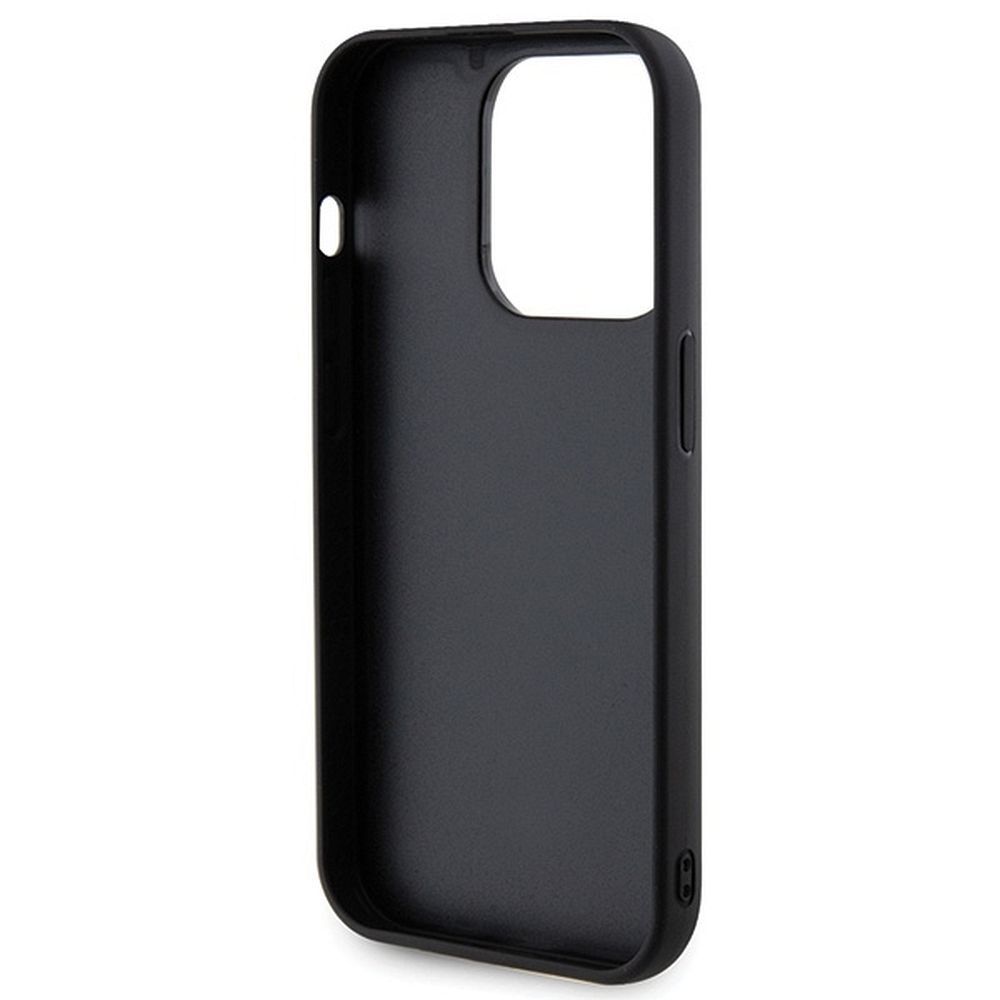 GUESS case for IPHONE 15 Pro GUHCP15LPSQSQSK (Quilted Metal Logo) black - Image 6