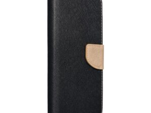 FANCY Book case for SAMSUNG A55 black / gold
