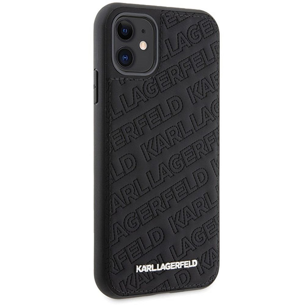 KARL LAGERFELD case for IPHONE 11 KLHCN61PQKPMK (Quilted K Pattern) black - Image 4