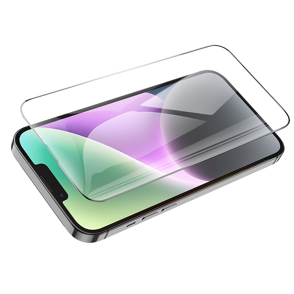HOCO tempered glass HD 5D Guardian shield (SET 10in1) - for iPhone 13 / 13 Pro / 14 black (G14) - Image 3