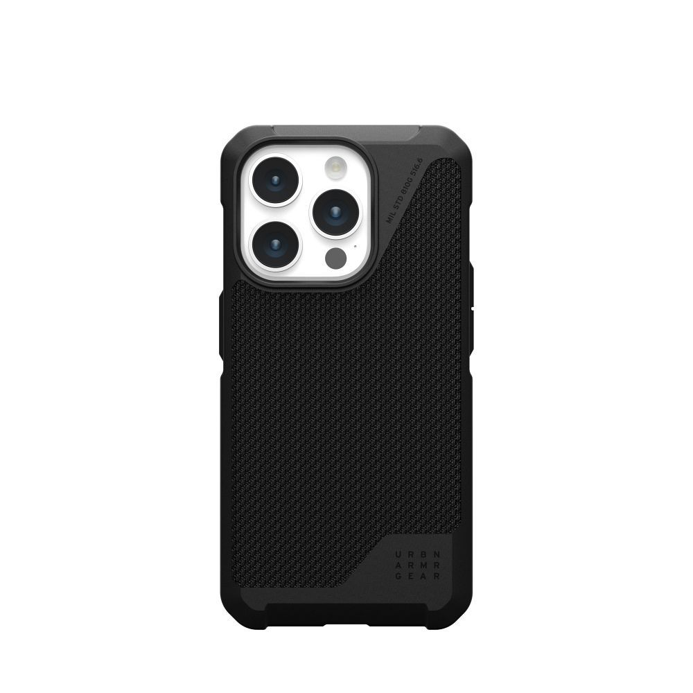 (UAG) Urban Armor Gear Metropolis LT case compatible with MagSafe for IPHONE 15 PRO kevlar black - Image 3