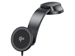 DUZZONA V4 - Dashboard Car Holder with Magnetic Wireless Charger 15W (Compatible with MagSafe and Qi2 charging)