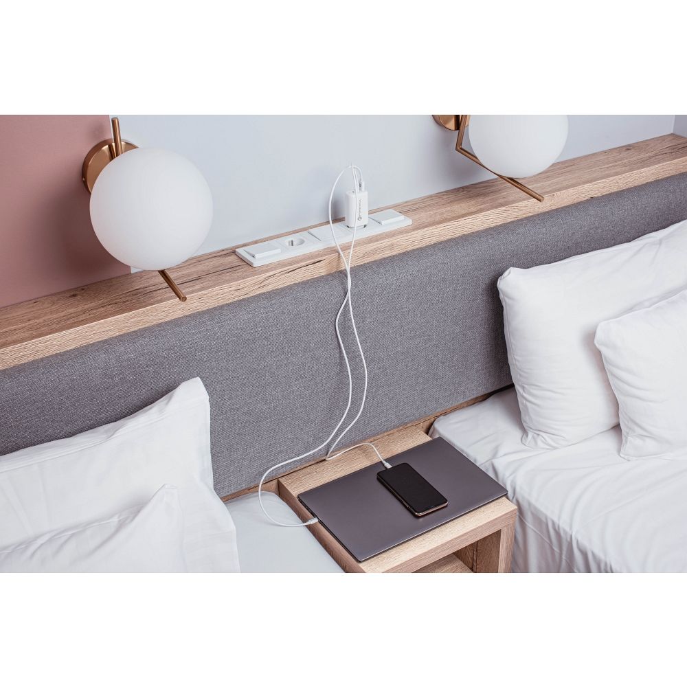 FORCELL F-ENERGY GaN TFK-TC-65WPD travel charger 2 x Type C + USB A PD QC4.0 3A 65W white - Image 18