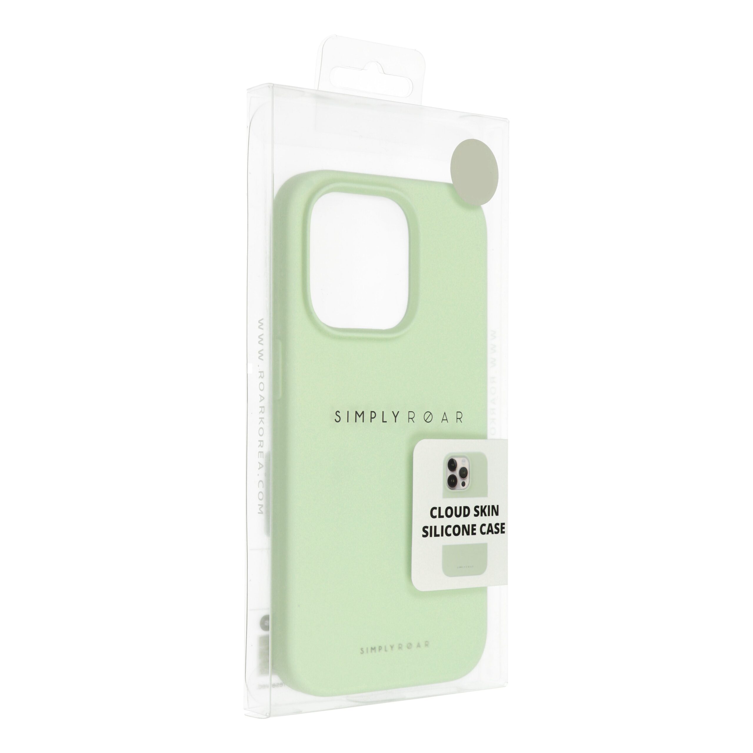 Roar Cloud-Skin Case - for iPhone 14 Plus Light green - Image 8