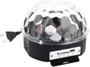 Disco ball with speaker + re,pte control + TF + USB + AUX bluetooth HD-LCMBL