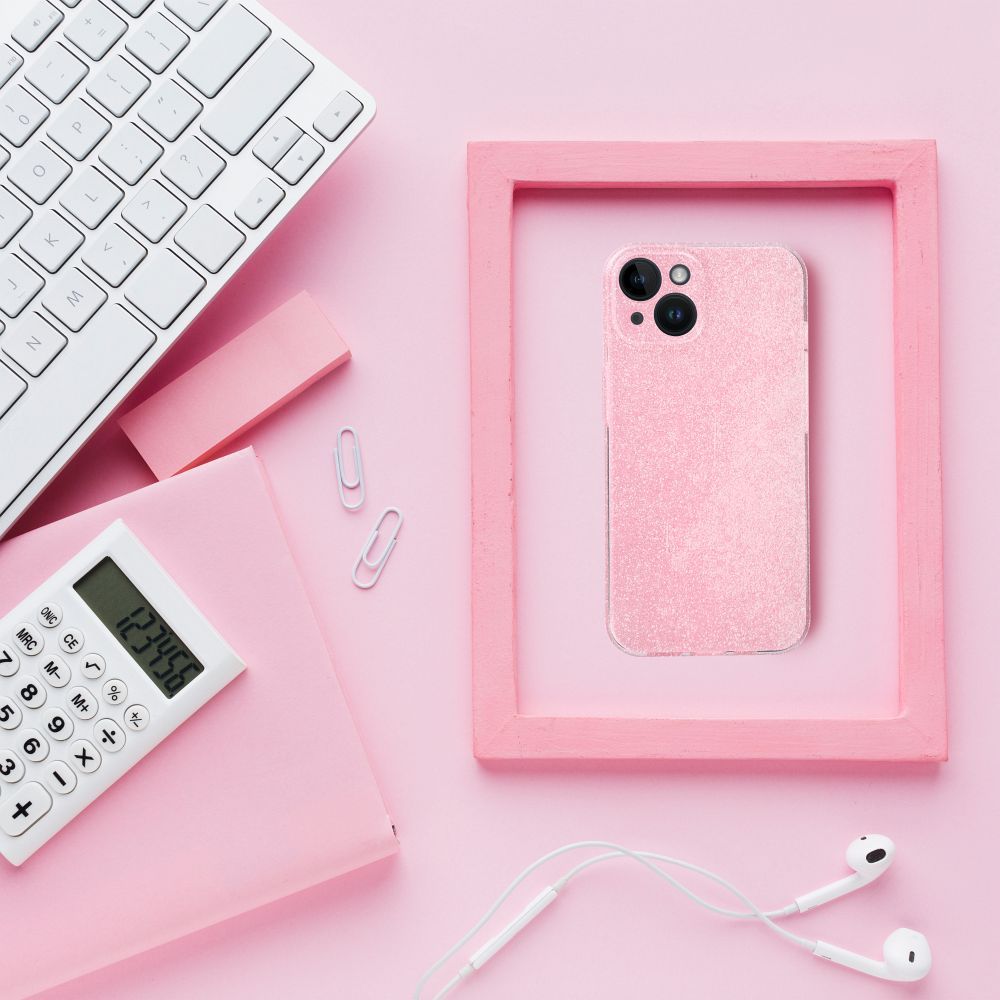 CLEAR CASE 2 mm BLINK for IPHONE 15 Pro Max pink - Image 2