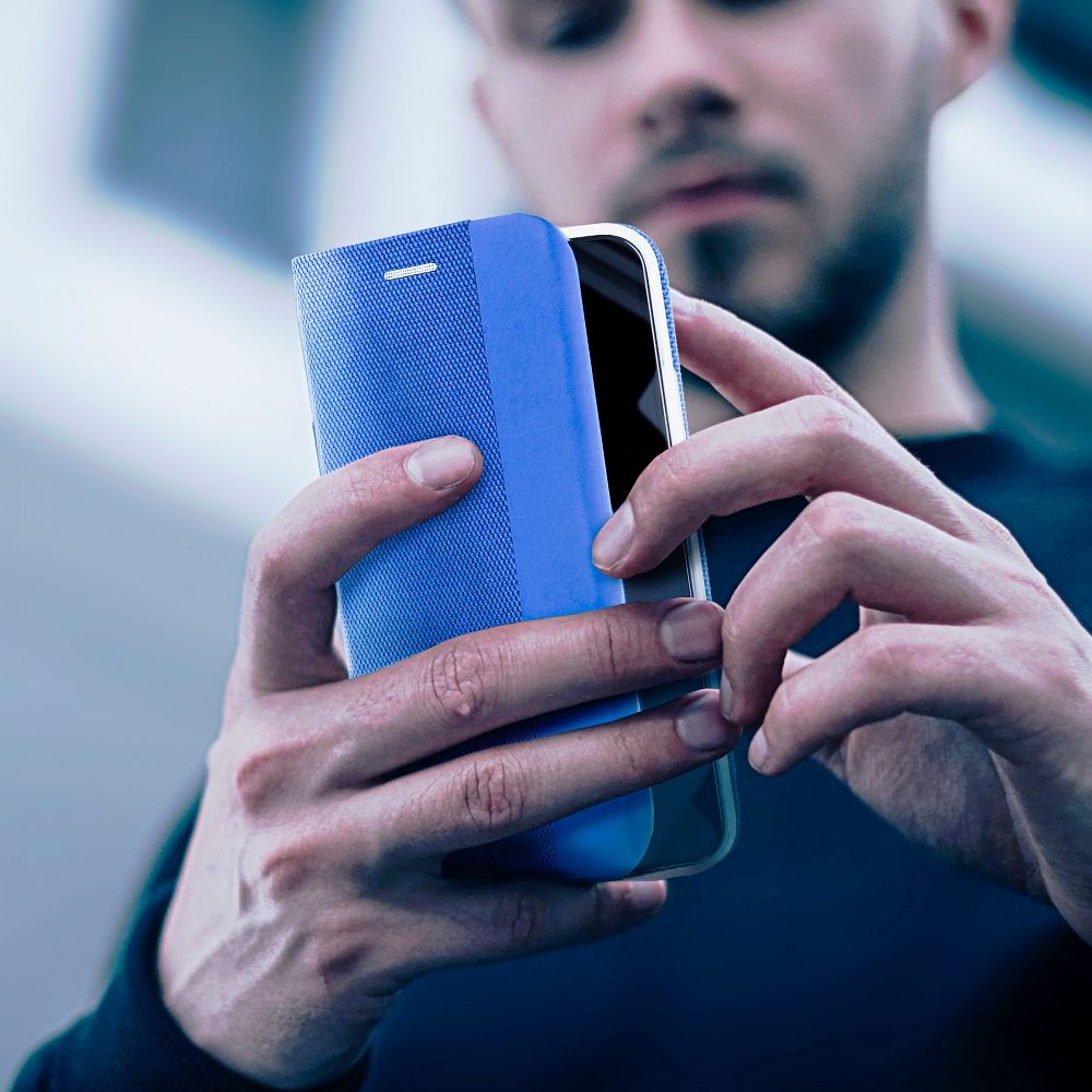 SENSITIVE Book case for IPHONE 15 blue - Image 10