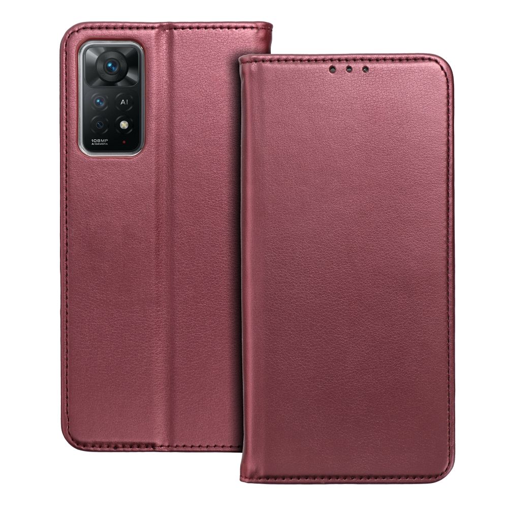 SMART MAGNETO Book case for XIAOMI XIAOMI Redmi 13C 4G / 13C 5G / POCO C65 burgundy - Image 3