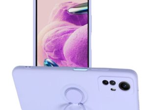 SILICONE RING case for XIAOMI Redmi Note 12S violet