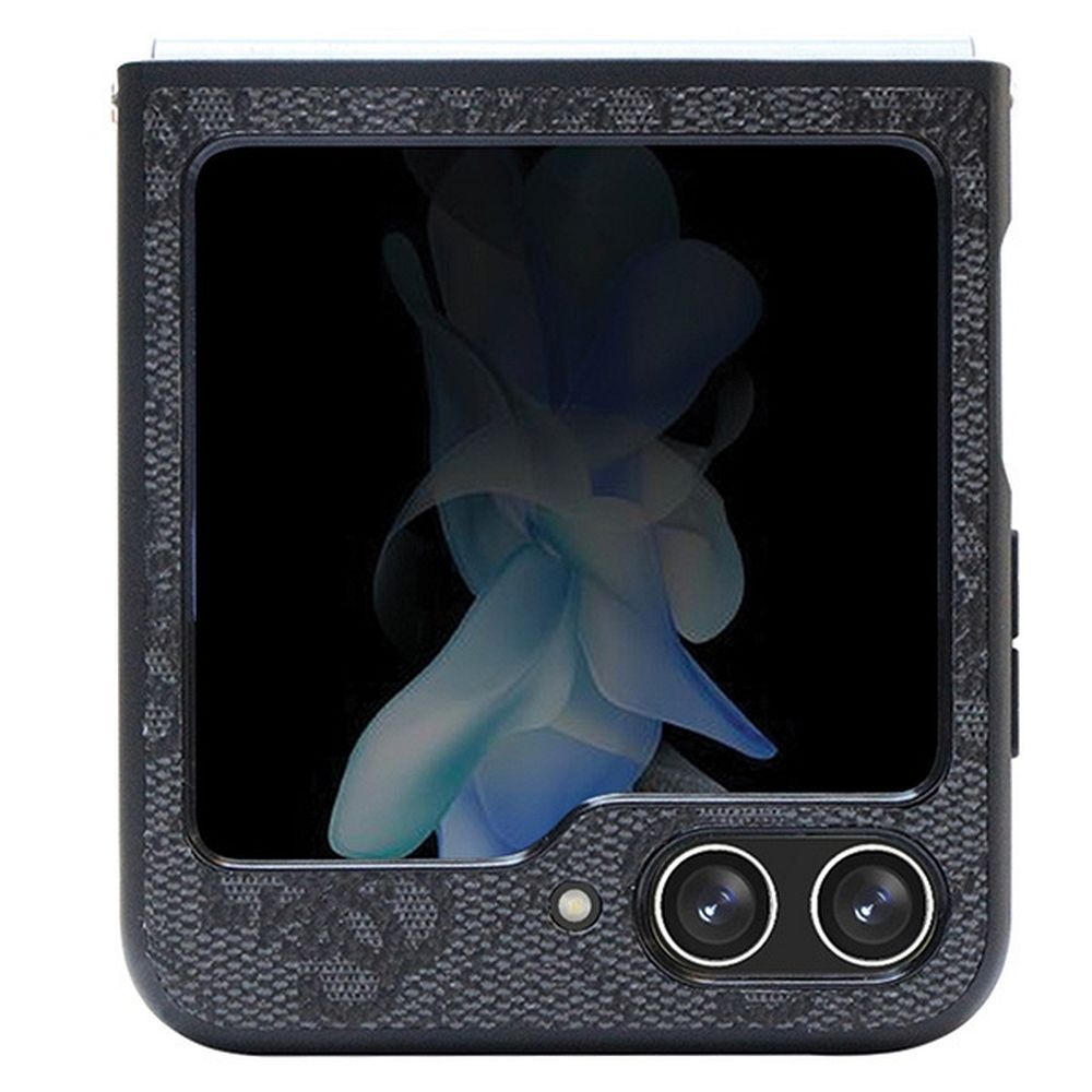 GUESS case for SAMSUNG Flip 5 GUHCZF5P4TDPK for Samsung Flip 5 (4G Triangle Strass / black) - Image 3