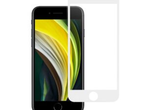Tempered Glass Blue Star - APP IPHONE 6 5D Full Cover white tempered glass