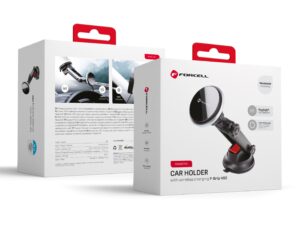 FORCELL car holder to center console/window with wireless charging support MagSafe 15W HS2
