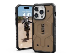 ( UAG ) Urban Armor Gear Pathfinder compatible with Magsafe for IPHONE 15 PRO dark earth