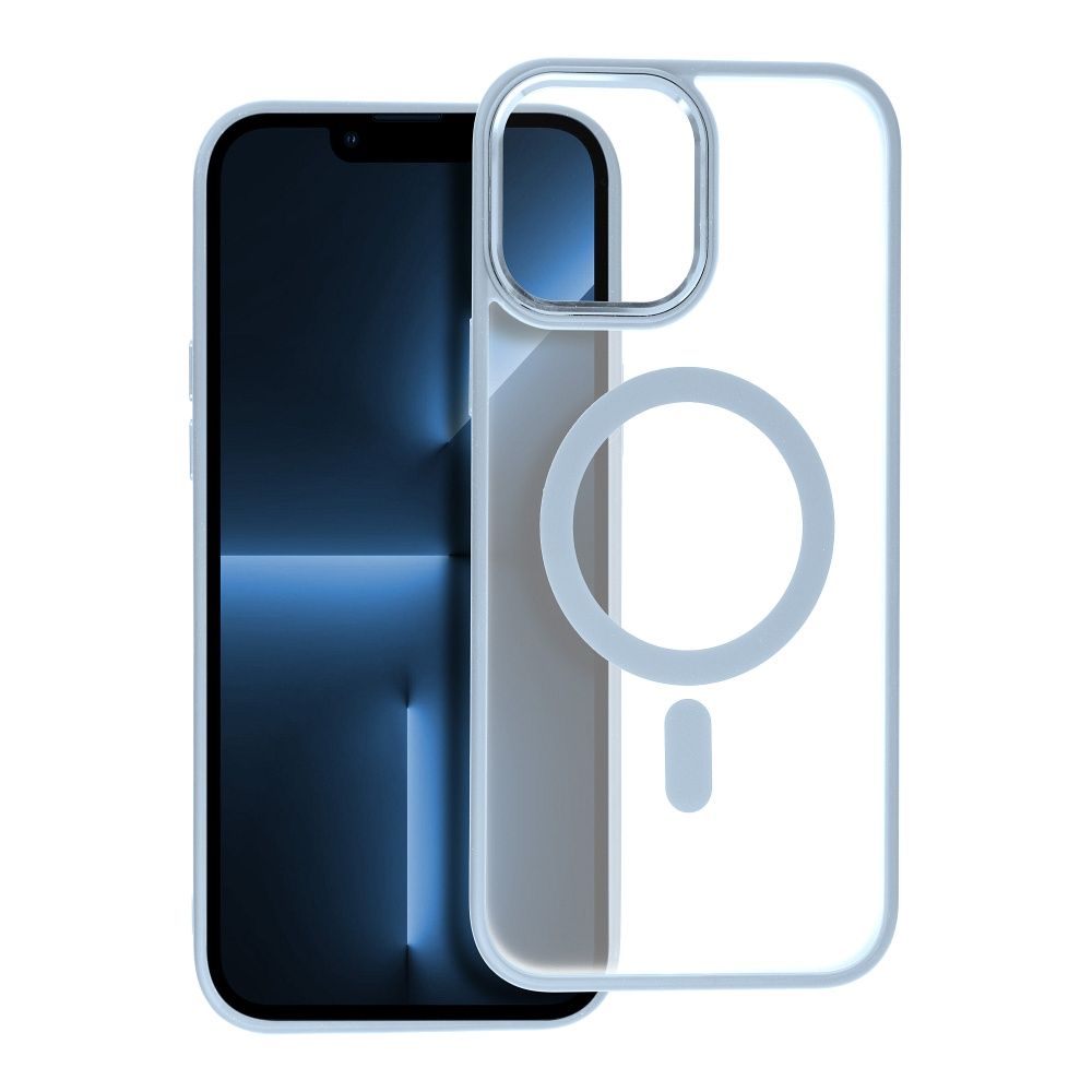 MATTE MAG COVER case compatible with MagSafe for IPHONE 13 Pro blue