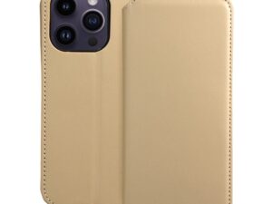 DUAL POCKET Book case for IPHONE 14 PRO gold