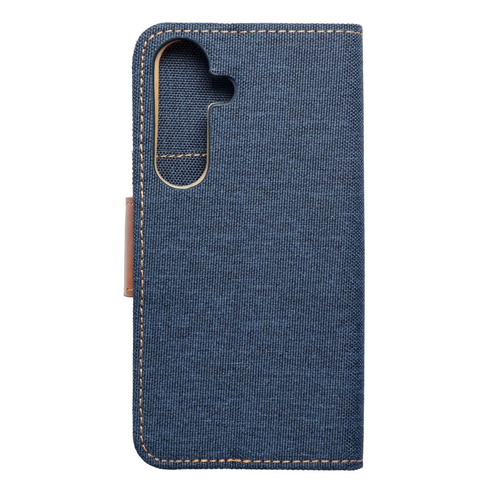 CANVAS Book case for SAMSUNG S24 navy blue - Image 2