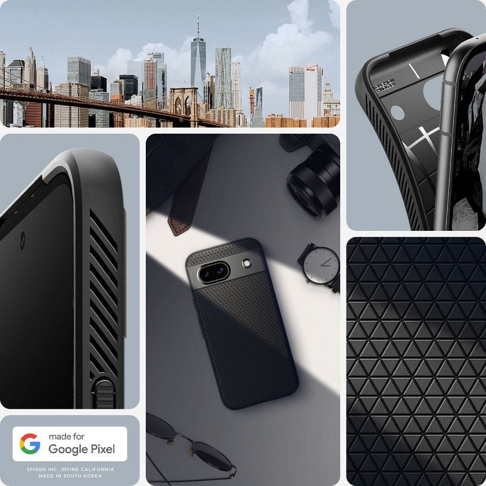 SPIGEN case Liquid Air for GOOGLE PIXEL 8A matte black - Image 12