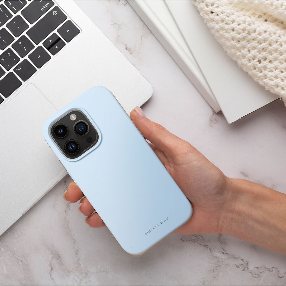 Roar Cloud-Skin Case - for iPhone 15 Plus Light Blue - Image 6