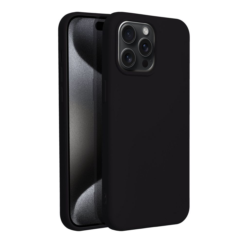 SILICONE case for IPHONE 15 Pro Max black - Image 2