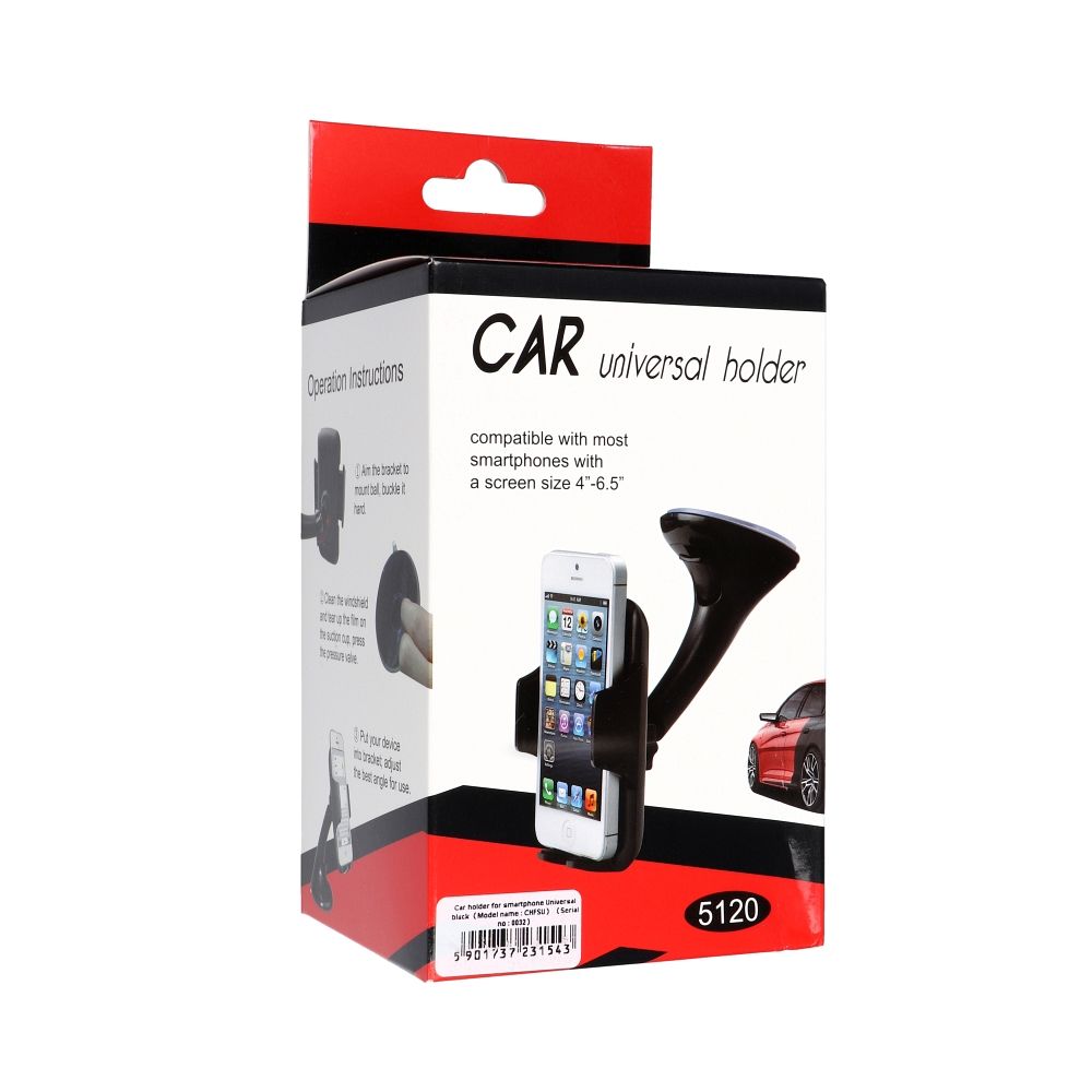 Car holder for smartphone Universal black - Image 5