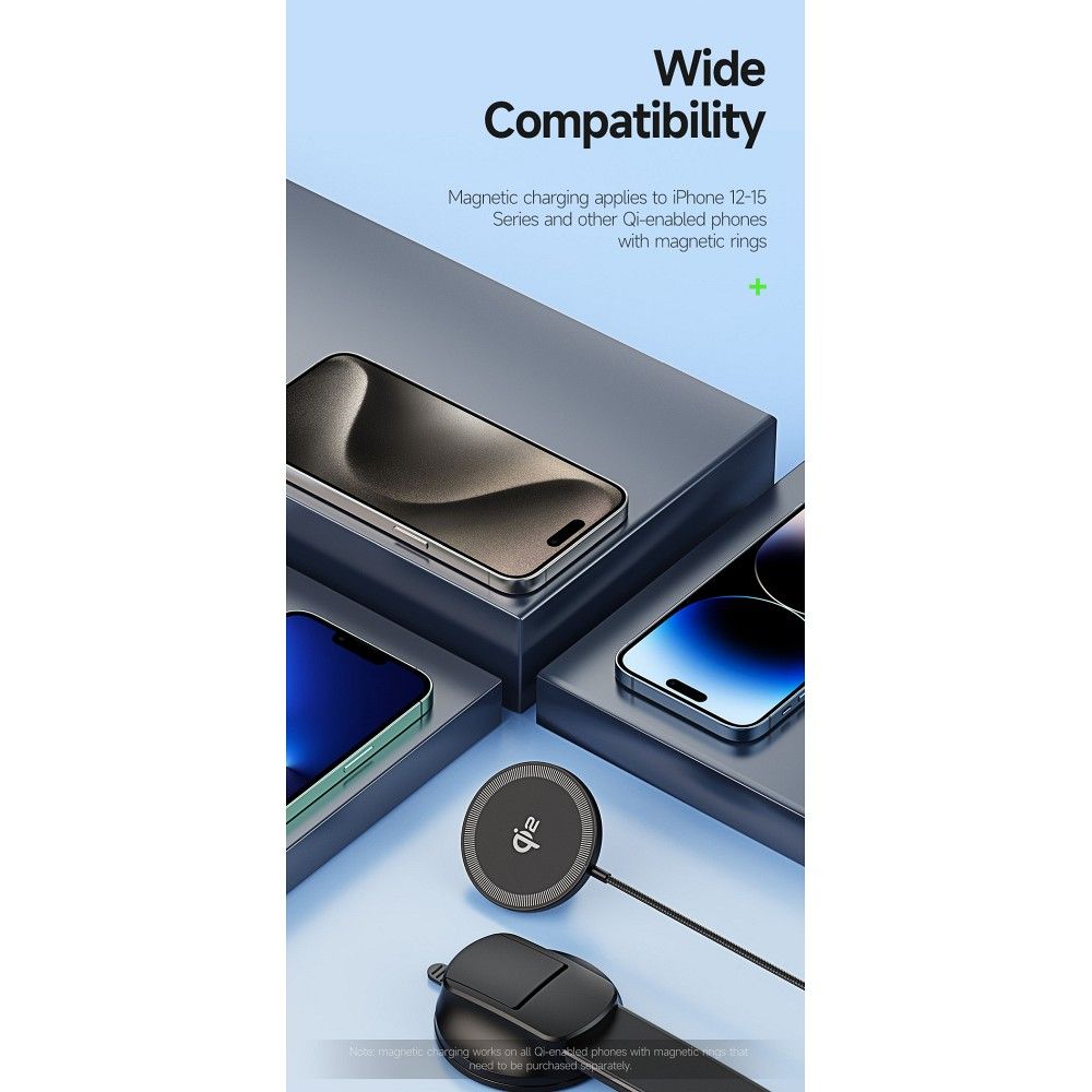 DUZZONA V4 - Dashboard Car Holder with Magnetic Wireless Charger 15W (Compatible with MagSafe and Qi2 charging) - Image 17