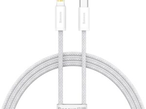 BASEUS cable Type C to Lightning PD 20W Dynamic CALD000002 1 m white