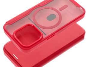 SMART MAG Book case compatible with MagSafe for IPHONE 16 Pro Max red