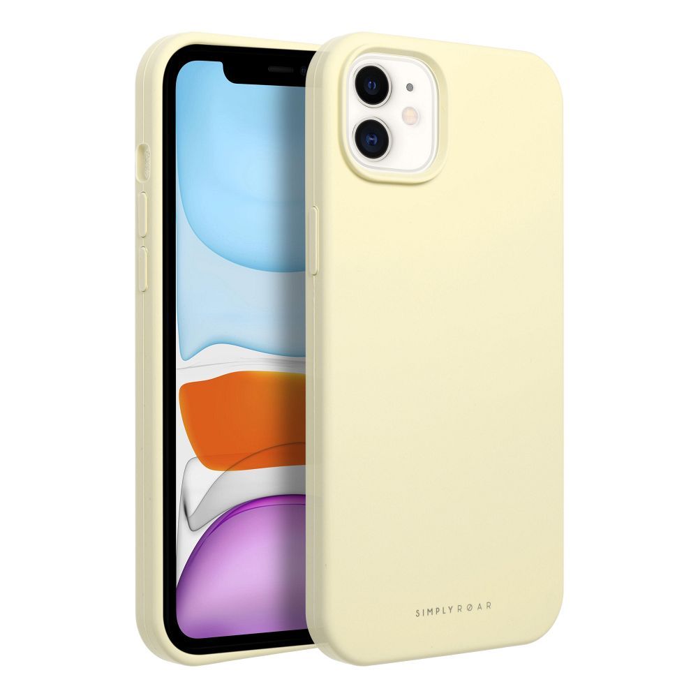 Roar Cloud-Skin Case - for iPhone 11 Light Yellow - Image 2