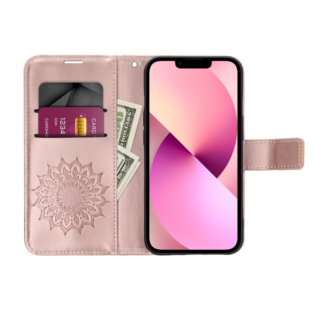 MEZZO Book case for SAMSUNG S24 Ultra mandala rose gold - Image 4