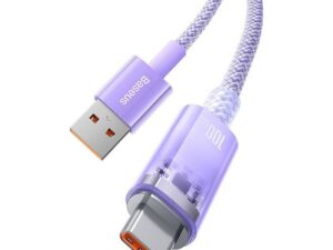 BASEUS cable USB A to Type C PD 100W Explorer CATS010405 1 m purple