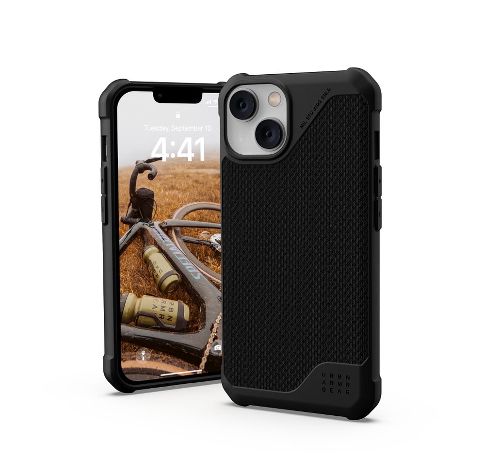 ( UAG ) Urban Armor Gear Metropolis case for IPHONE 14 black kevlar - Image 2