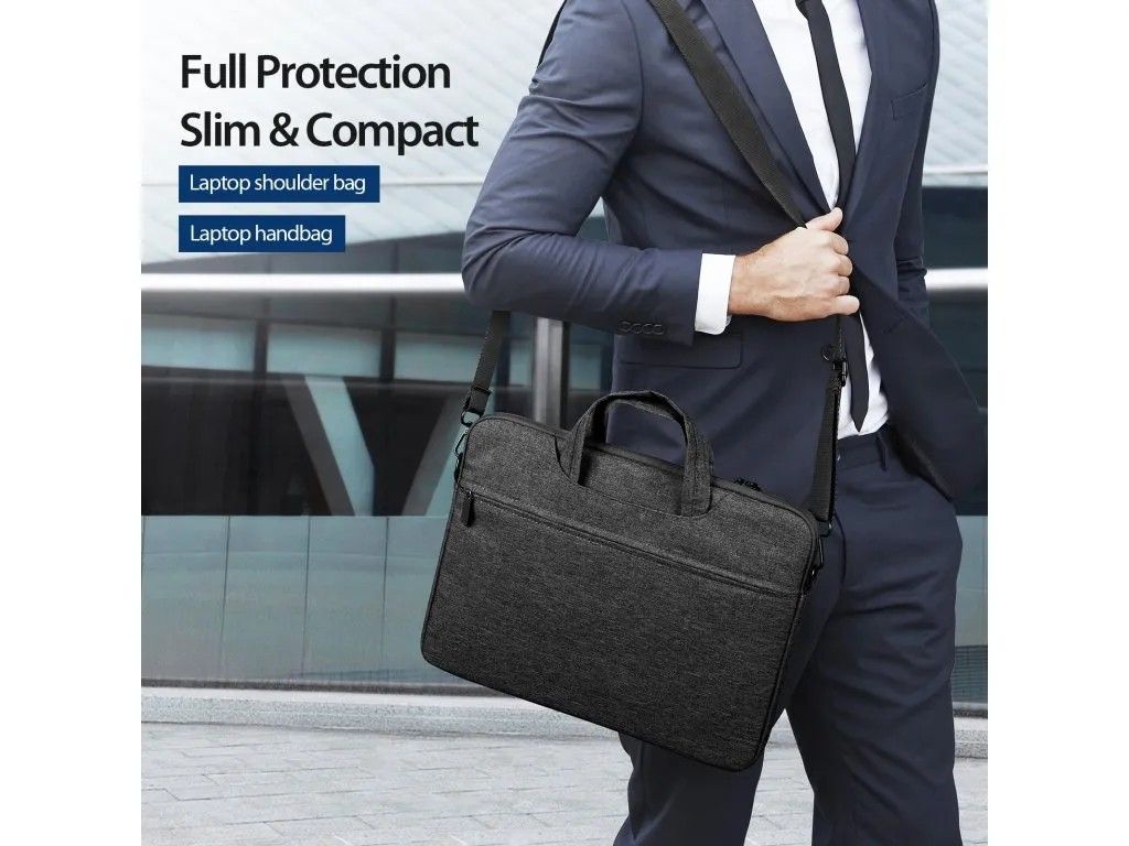 DUX DUCIS case LBJB for laptop 14-15,4" Shoulder Bag black - Image 4