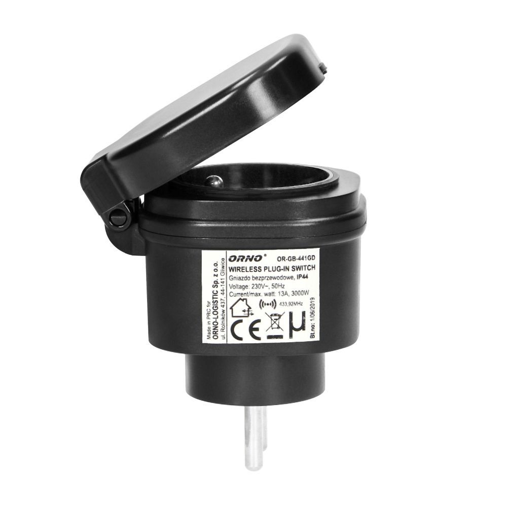 Set of outdoor wireless sockets with remote control, 2+1 (OR-GB-441) - Image 7