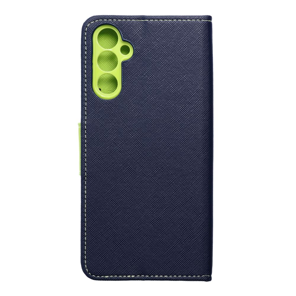 FANCY Book case for SAMSUNG A14 4G / A14 5G navy / lime - Image 2