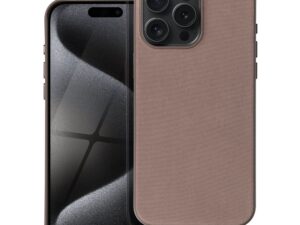 WOVEN MAG COVER case compatible with MagSafe for IPHONE 14 Pro Max light brown