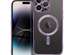 ELECTRO MAG COVER case compatible with MagSafe for IPHONE 14 Pro Max deep purple