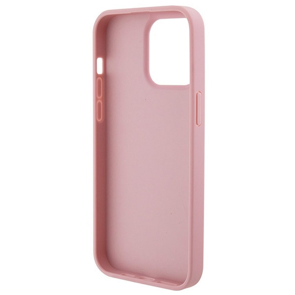 GUESS case for IPHONE 15 Pro GUHCP15LP4EPMP (Quilted 4G Classic) pink - Image 3