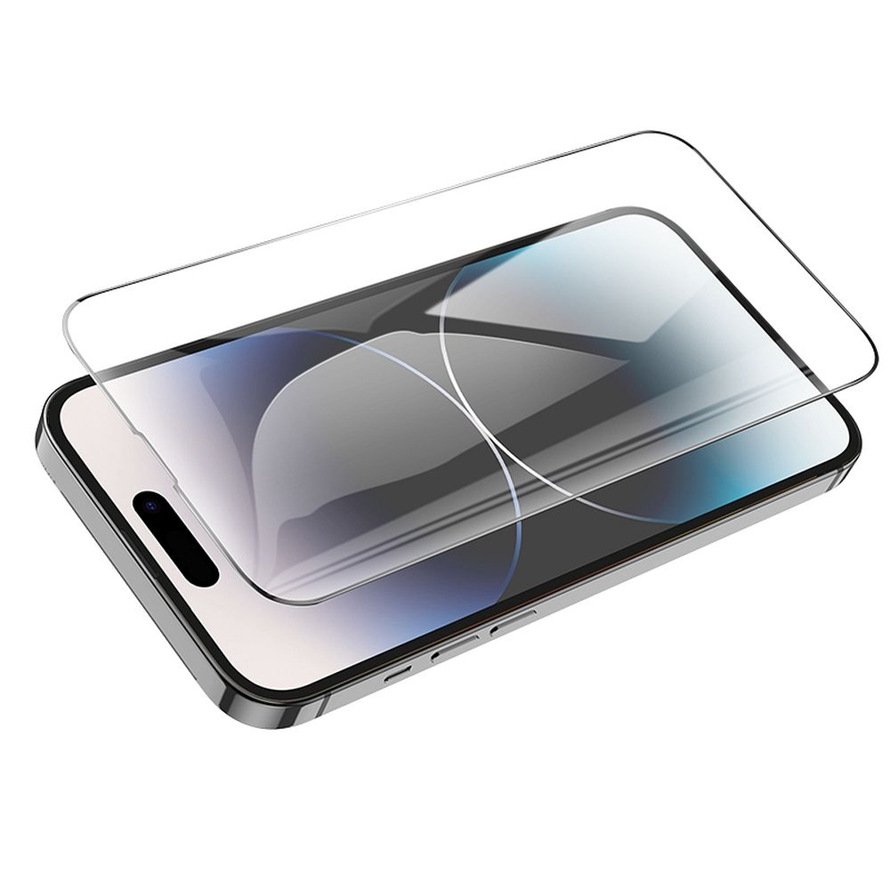 HOCO tempered glass HD 5D Guardian shield (SET 10in1) - for iPhone 14 Pro Max black (G14) - Image 4