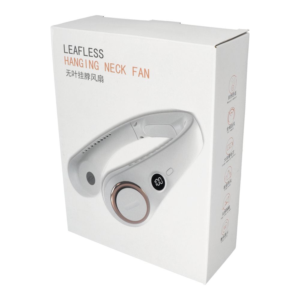 Portable neck fan F50 pink - Image 6