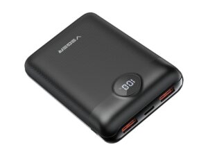 VEGER 20 000 mAh-s powerbank PD QC3.0 2A 22,5 W S20 (W2053) fekete