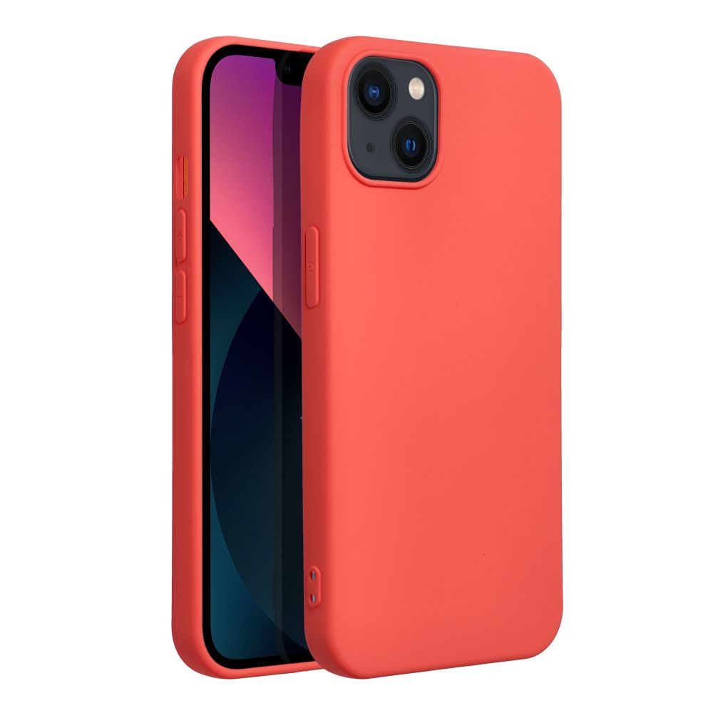 SILICONE case for IPHONE 13 peach - Image 2