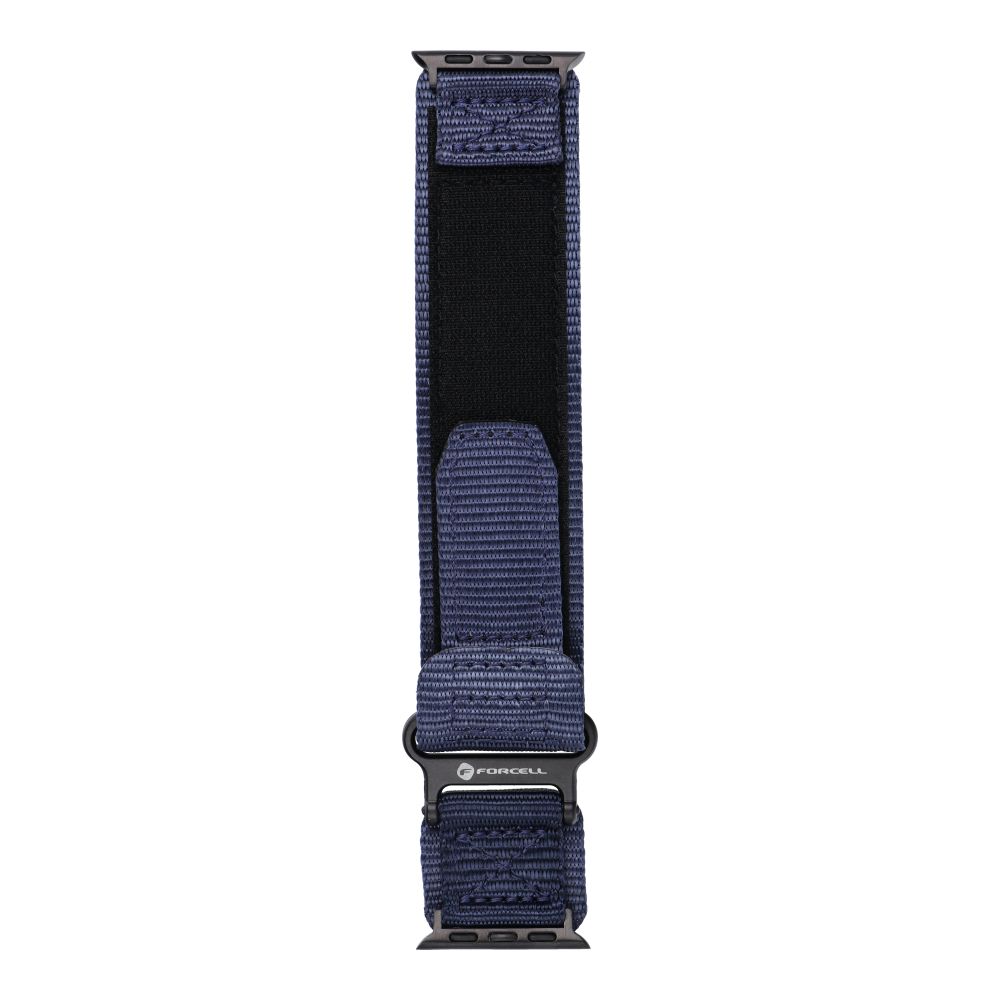 FORCELL F-DESIGN FA05 nylon strap for APPLE Watch 42 / 44 / 45 / 49 mm blue - Image 2