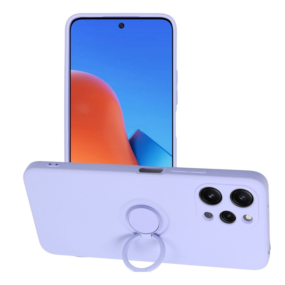 SILICONE RING case for XIAOMI Redmi 12 4G violet