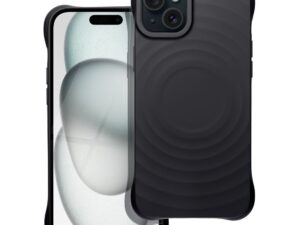 Silicone Zephyr Mag Cover compatible with MagSafe do IPHONE 15 PLUS black