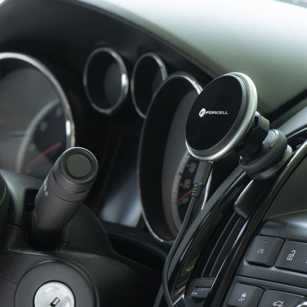 FORCELL car holder to center console/window with wireless charging support MagSafe 15W HS2 - Image 17