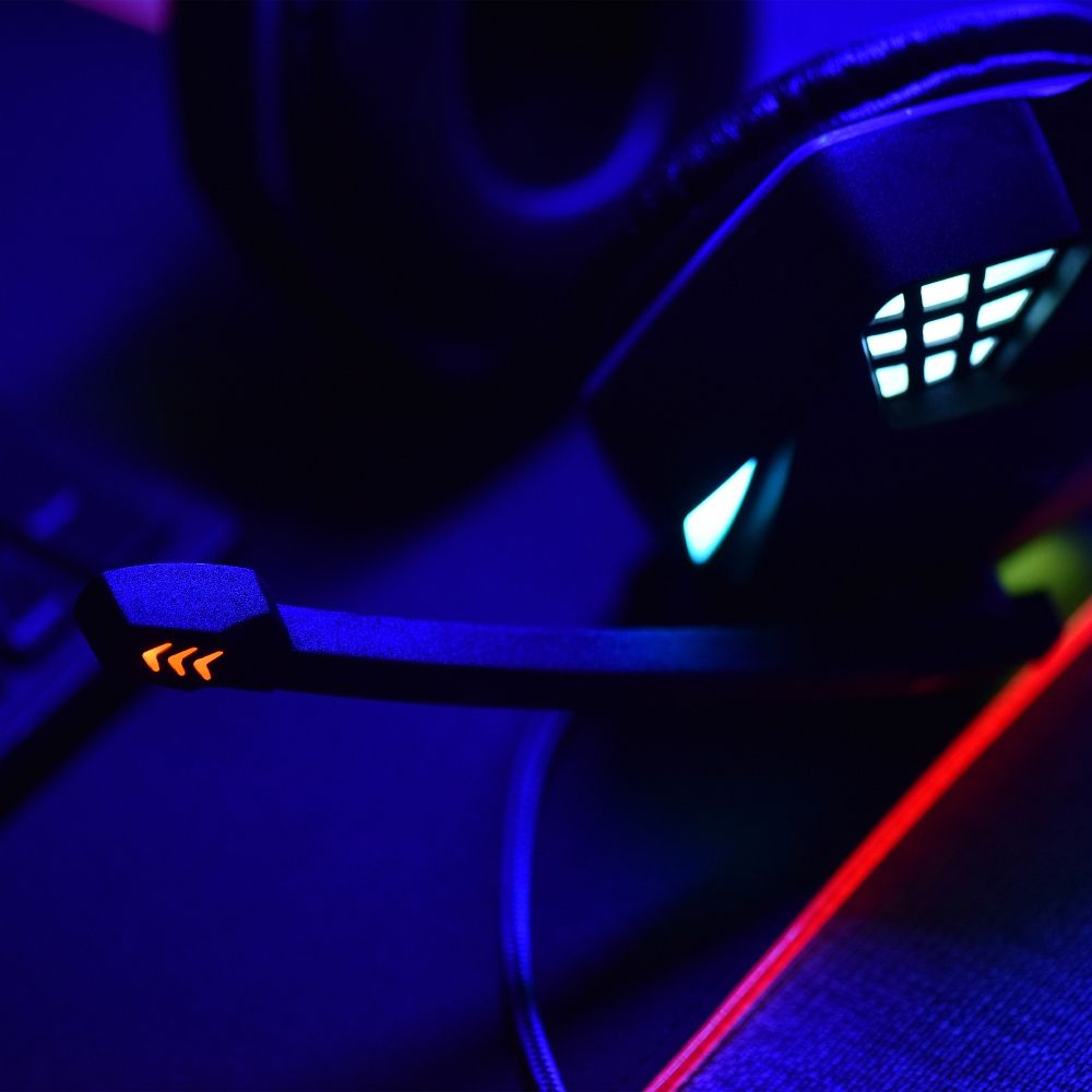 Headphones gaming with microphone ART G11 with light - Image 11