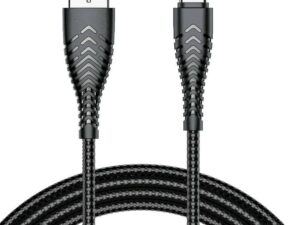 VEGER cable USB A to Type C 2,4A V104 1,2 m black