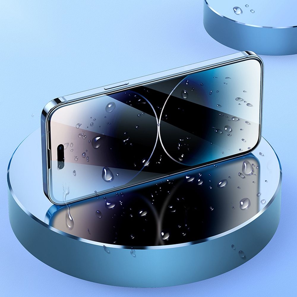 HOCO tempered glass HD 5D Guardian shield (SET 10in1) - for iPhone 14 Pro Max black (G14) - Image 6